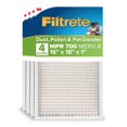 thumbnail image 1 of Filtro de aire Filtrete 16x18x1 MERV 8 para sistema HVAC, paquete de 4, 1 of 9