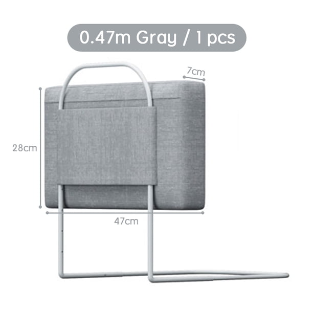 Barrera de cama para niños, barandilla de valla para cama de bebé, protección de cama para niños, protector de riel de cama para niños, 47cm, 1 ud.