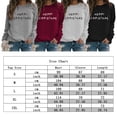 thumbnail image 2 of Christmas Tops-- Long Sleeve Pullover Crewneck Sweatshirt for Womens with Merry Christmas Letter Graphic Tops Casual Pullover Gift Blouse, 2 of 4