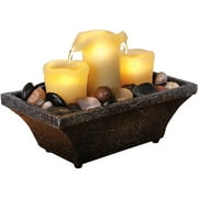 3-Candle LED Fountain