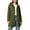 Army Green, variant on Waterproof Rain Jackets for Women Lightweight Womens Windbreaker Jacket Adjustable Drawstring Hooded Jacket Relaxed Mid Length Rain Coat Trendy Versatile Solid Color Outdoor Hoodies S