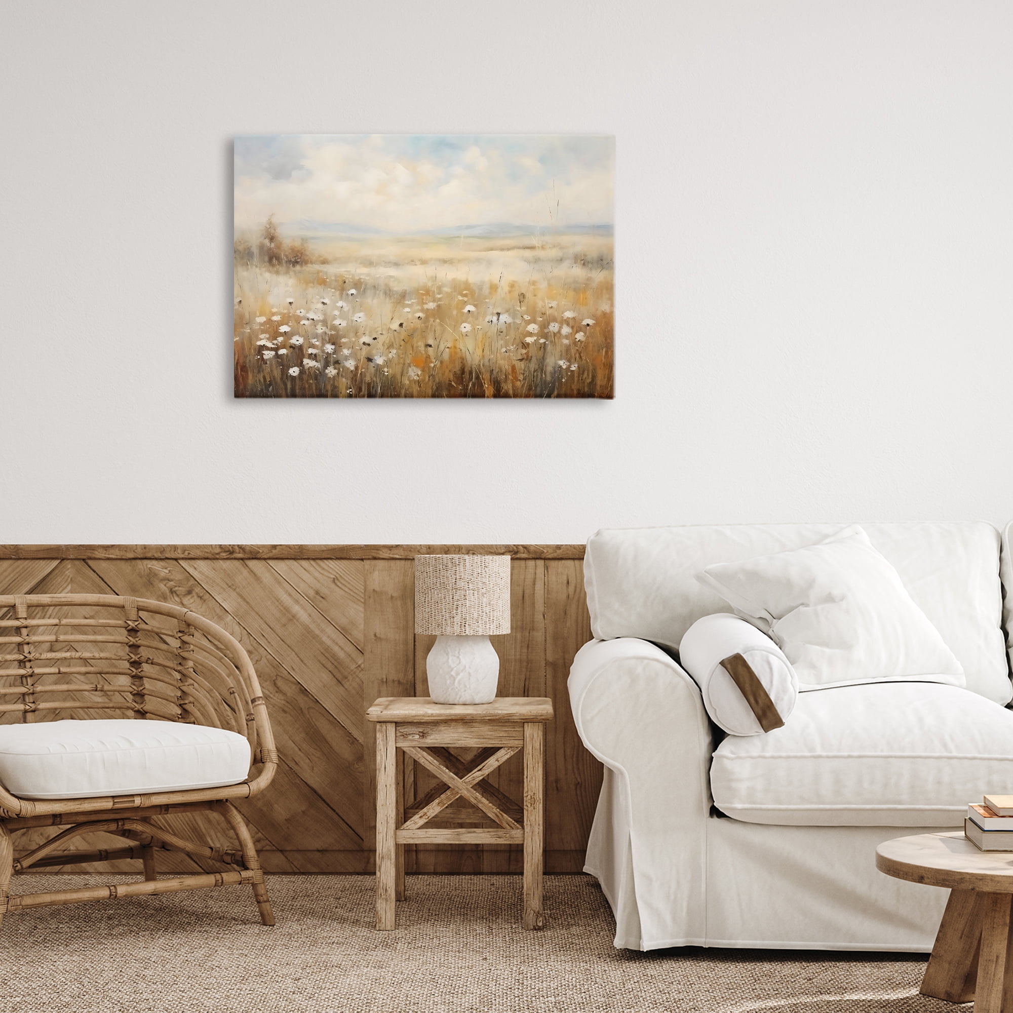 Stupell Industries Neutral Land Calmness Canvas Wall Art, design by Creative Studio