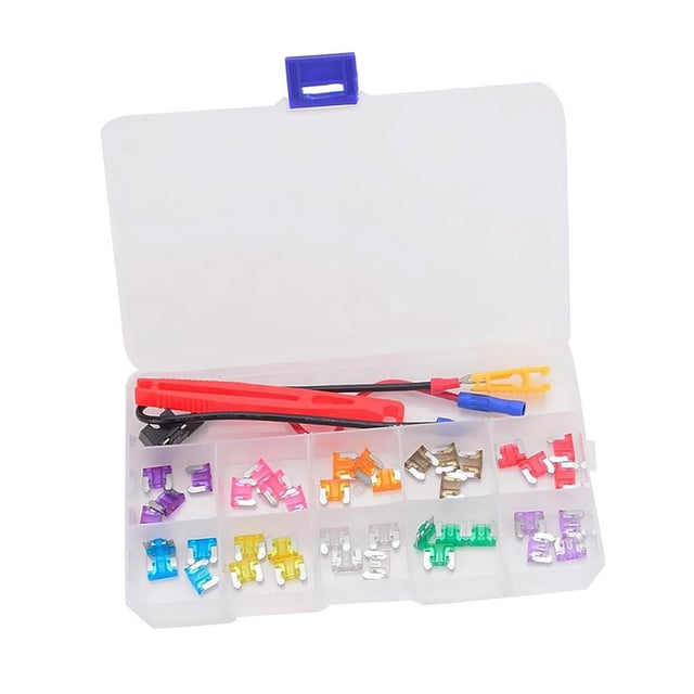 Universal Para Camión De Motocicleta Barco ATV UTV Golf Car 2/3/5 / 7.5 / 10/15/20/25/30 / 35A Mini Fusibles De Hugo Mini juego de fusibles para motocicleta