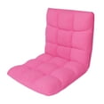 thumbnail image 6 of Loungie Microplush Recliner Chair Folding Floor Mat Adjustable Gaming Portable, Pink, 6 of 7