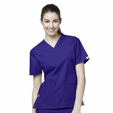 

WonderWink Origins 6016-Bravo-Women s V-Neck Scrub Top