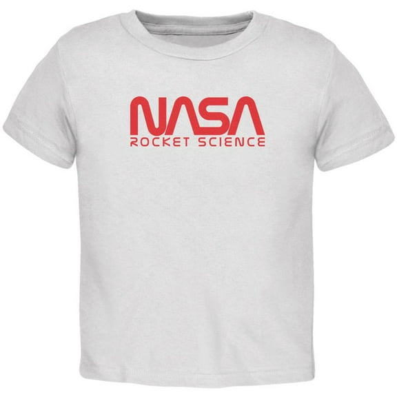 NASA Worm Rocket Science Toddler T Shirt White 2T