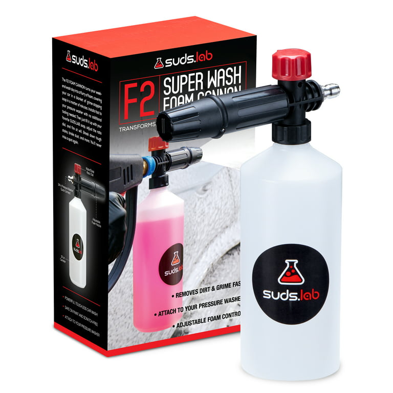 Suds Lab F2 Professional Foam Gun - Adjustable Nozzle Quick Connect -  AliExpress