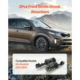 thumbnail image 2 of VEVOR Front Shock Absorber Strut Assembly 2Pcs Fit 2011-2013 Kia Sorento, 2 of 9