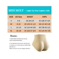 thumbnail image 2 of MISS MOLY Women Padded Panties Hip Enhancer Briefs Shapewear Butt Lifter Body Shaper Slimming Underwear High Waist Control Panty, 2 of 6