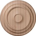 thumbnail image 2 of Ekena Millwork CMW16TRRO 16 Po. OD x 1.12 Po. P Médaillon de Plafond Traditionnel Sculpté - Chêne Rouge, 2 of 4