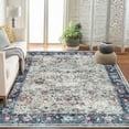 thumbnail image 2 of Vintage Living Room Area Rug 9x12 Soft Washable Oriental Traditional Distressed Rugs Indoor Floor Carpet for Home Office Decor Colorful, 2 of 6