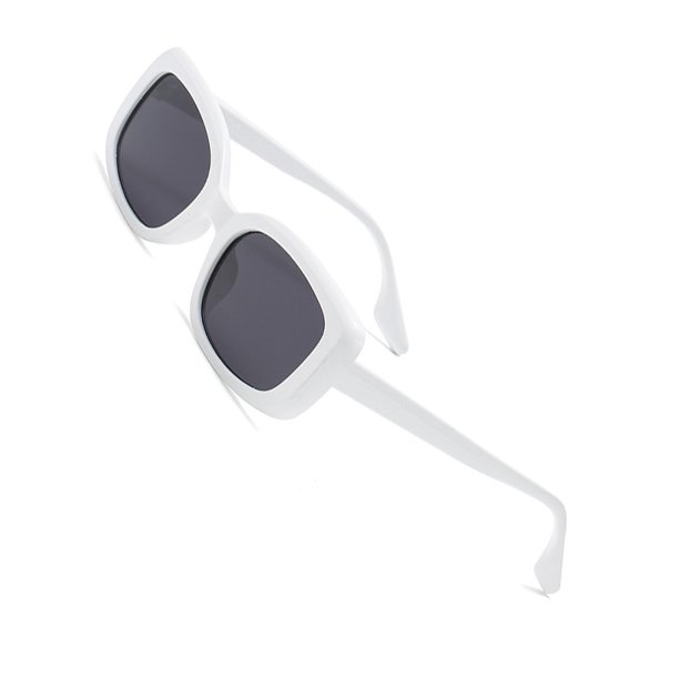 Gafas de sol de moda Gafas de sol retro Gafas de sol unisex Gafas de sol unisex Forma ovalada De moda Evitar el deslumbramiento Gafas de bloqueo UV para exteriores Blanco ANGGREK Otros