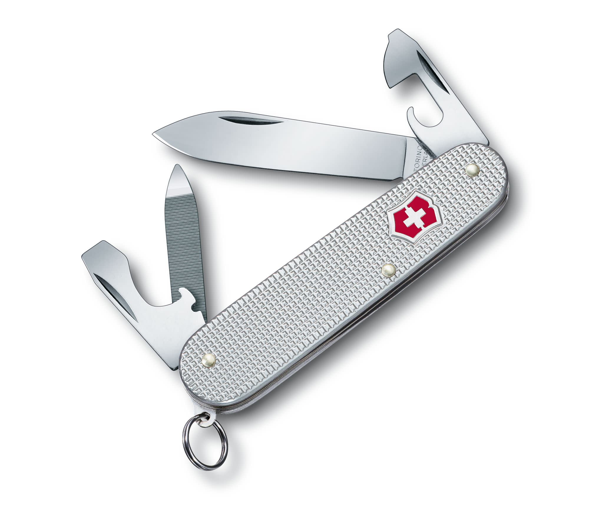 Victorinox Swiss Army Cadet 9 Function 84 mm Silver Pocket Knife 0.2601.26033X1