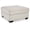 Stone Gray, variant on Signature Design by Ashley Aviemore Oversized Stone Gray Accent Ottoman - Large Square Ottoman with Firm Cushioning
