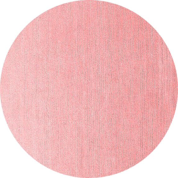 Ahgly Company Indoor Round Oriental Red Industrial Area Rugs, 5' Round