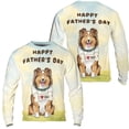 thumbnail image 3 of Cute Shetland Sheepdog Loves Dad Happy Father's Day All Over Print 3D Sweatshirt Unisex Merch Sheltie Dog Lover Gifts - 12008, 3 of 6