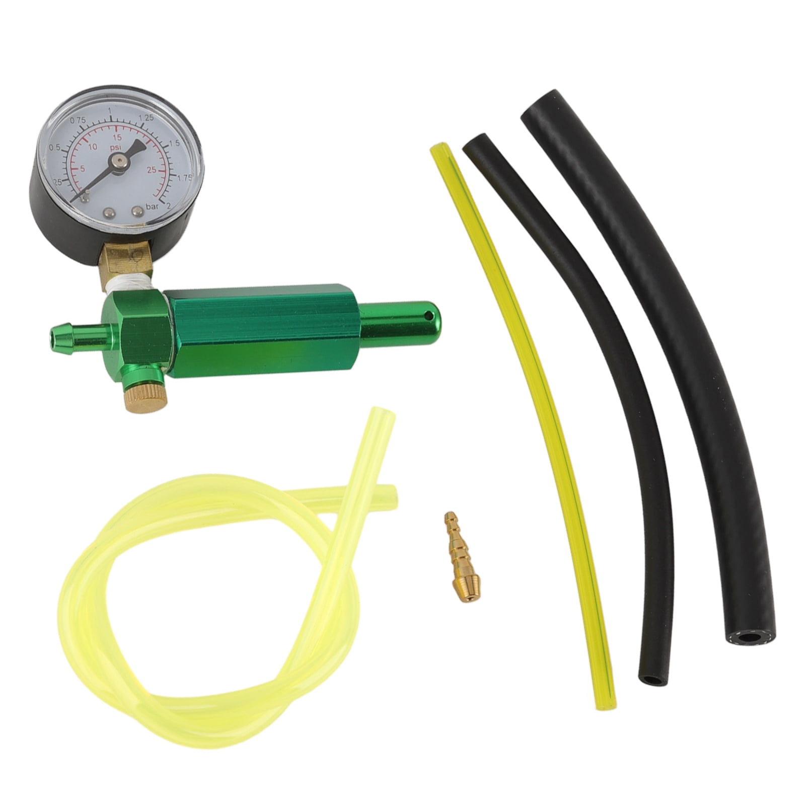 Rupoun Carburetor Leak Detector Pressure Gauge Testing Kit Replacement for Walbro 57211 Outdoor Lawn Garden Mower Engine Tool Parts (5.12 inches / 13 cm)