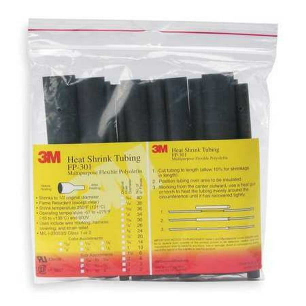 3m Fp301 3 32 6 Quot Black 10 10 Pc Pks Shrink Tubing 0 093 In Id Bl 6 In Pk10 Walmart Com Walmart Com 3m Fp301 3 32 6 Quot Black 10 10 Pc Pks Shrink Tubing 0 093 In Id Bl 6 In Pk10 Walmart Com Walmart Com