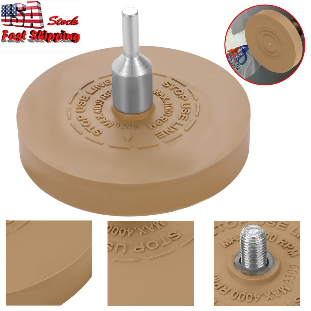 Rubber Eraser Wheel for Adhesive Sticker Pinstripe Decal Graphic