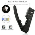 thumbnail image 4 of Cat5 Cat6 Cat7 Pass Through Crimper for RJ45 RJ12 RJ11 Network Modular Plugs Ethernet Cables EZ Crimp Tool, 4 of 8