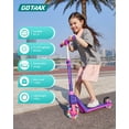 thumbnail image 3 of Gotrax K03 Kids Kick Scooter with 5" LED Light-Up Wheels, Lightweight 4.6 lbs, One-Click Detachable, Adjustable Handlebars, Anti-Slip Deck, Supports Up to 110 lbs, Ages 3+, 3 of 8