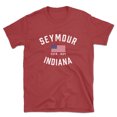 thumbnail image 1 of Seymour Indiana Patriot Men's Cotton T-Shirt, 1 of 1