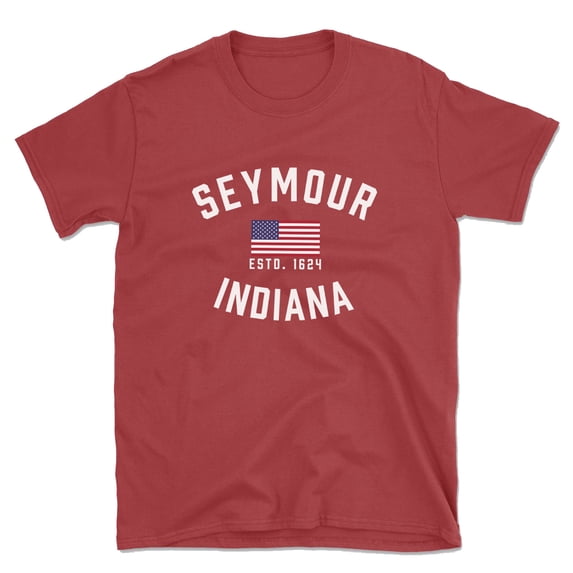 Seymour Indiana Patriot Men's Cotton T-Shirt