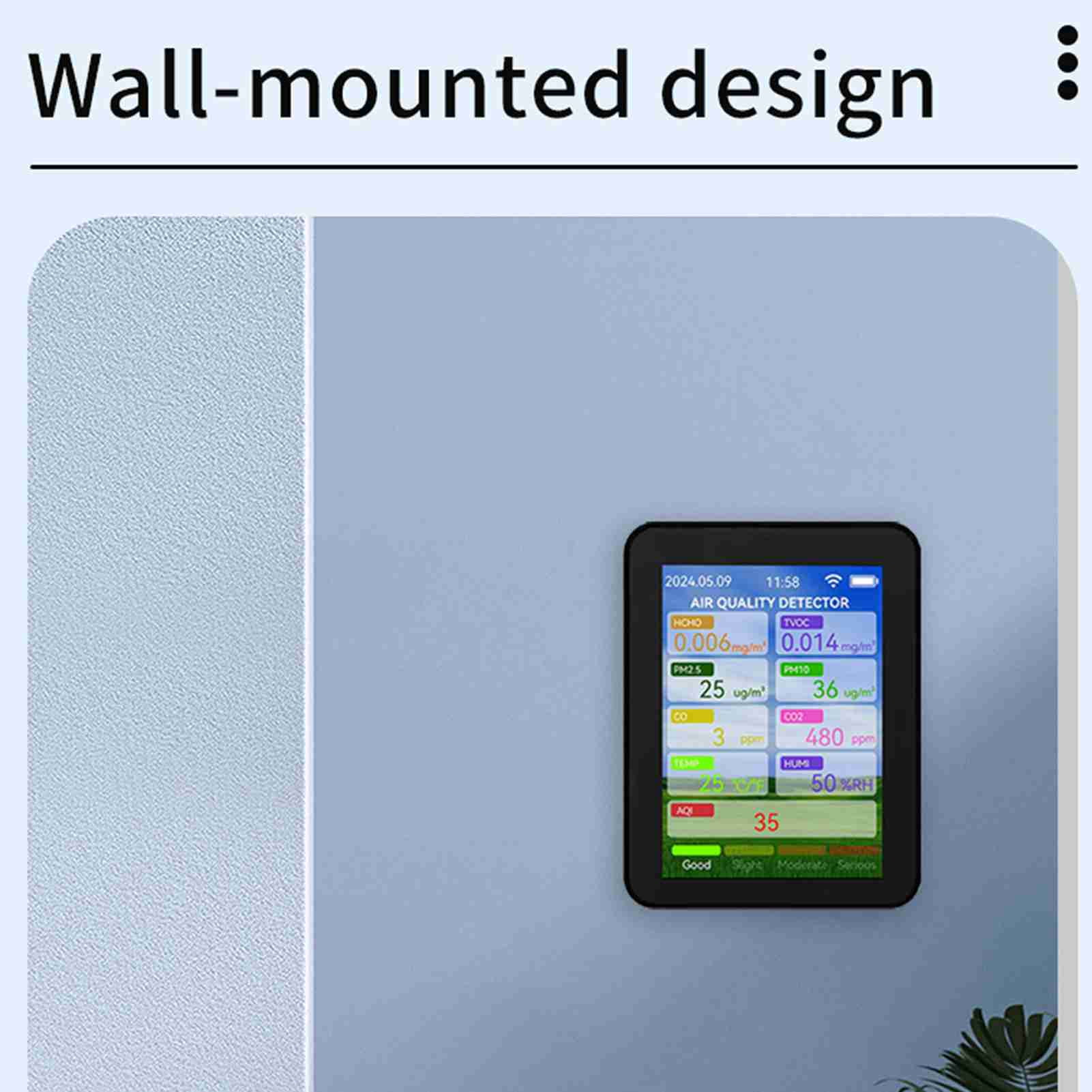 Temperature Multifunctional Air Quality Detector PM2.5 CO CO2 Temperature Humidity Air Quality Monitor
