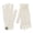 White, variant on HNMKIU Couples Winter Outdoor Thermal Wool Knitted Gloves with Touchscreen for Adults Solid Color Unisex Warmth Red - One Size