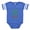 Royal Blue, variant on - Feed Me Good Things - Cute Infant Baby Football Bodysuit
