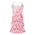 thumbnail image 5 of Jamicy Vêtements de Maison pour Femmes Ensemble Mode Saint-Valentin Pyjamas Décontractés Imprimé Colorblock Ourlet à Volants Ensemble de Vêtements de Nuit pour Femmes Pyjamas à Bretelles, 5 of 5