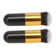 thumbnail image 2 of Brocha cosmética regordeta dorada negra, 2 piezas Brocha de maquillaje regordeta Brocha de maquillaje regordeta sintética Brocha cosmética regordeta Tecnología innovadora, 2 of 8