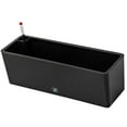 thumbnail image 4 of oshhni Rectangle Self Watering Planter Window Box for Indoor Plants Windowsill Home Black, 4 of 9
