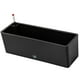 thumbnail image 4 of Maceta rectangular con autorriego para ventana, contenedor decorativo para plantas Negro, 4 of 9