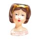 thumbnail image 1 of s s de resina de femenina con orificio de C Gloria Plantador de jarrón de busto, 1 of 9