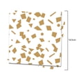 thumbnail image 2 of Dipak Servilleta Blanca Dorado16 Piezas, 2 of 5