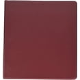 thumbnail image 2 of school smart polypropylene round ring binder, 1-1/2 in, maroon, 2 of 3