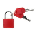 thumbnail image 2 of koolsoo 1 Ensemble Mini Petit Cadenas en Acier pour Valise Serrure à Clé Serrure de Sécurité Multicolore avec Rouge, 2 of 8