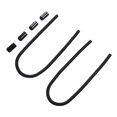 thumbnail image 1 of Stainless Steel Coolant Radiator Hose Kit Efficient Cooling Flexible Universal Fit, 1 of 7
