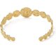 thumbnail image 2 of 1 Brazalete de acero inoxidable 304 dorado para mujer, moderno, elegante, ideal para cumpleaños, festivales y como regalo personalizado., 2 of 3