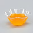 thumbnail image 3 of 100 Pieces Transparent Flower Shaped Ice Cream Bowl Mall Portable Single Use Chocolate Dessert Pastry Cup Kitchen Gadget, 3 of 9