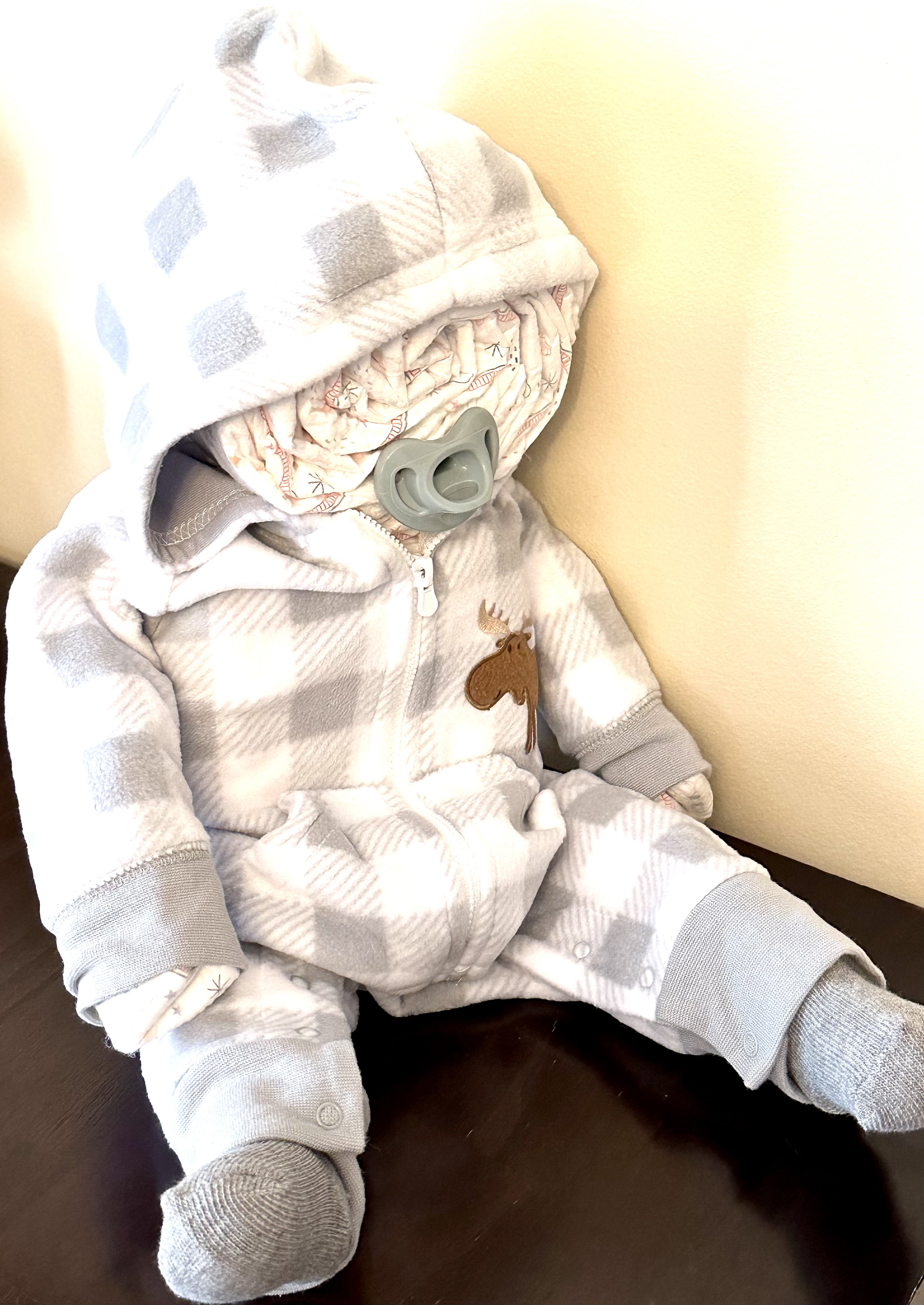 Moose on the Loose Diaper Baby