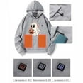thumbnail image 3 of Heated Hoodie for Women Men USB Electric Heating Sweatshirt Winter Warm Zip Up Hooded Jacket Thermal Outerwear, 3 of 4