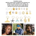 thumbnail image 4 of Joyería para rastas ANGGREK Bobinas para puños de pelo decoración colgante de cuentas de rastas únicas DIY, 4 of 8