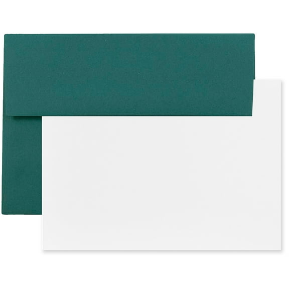 JAM Paper Stationery Set, A2 Size, Teal, 25/Pack