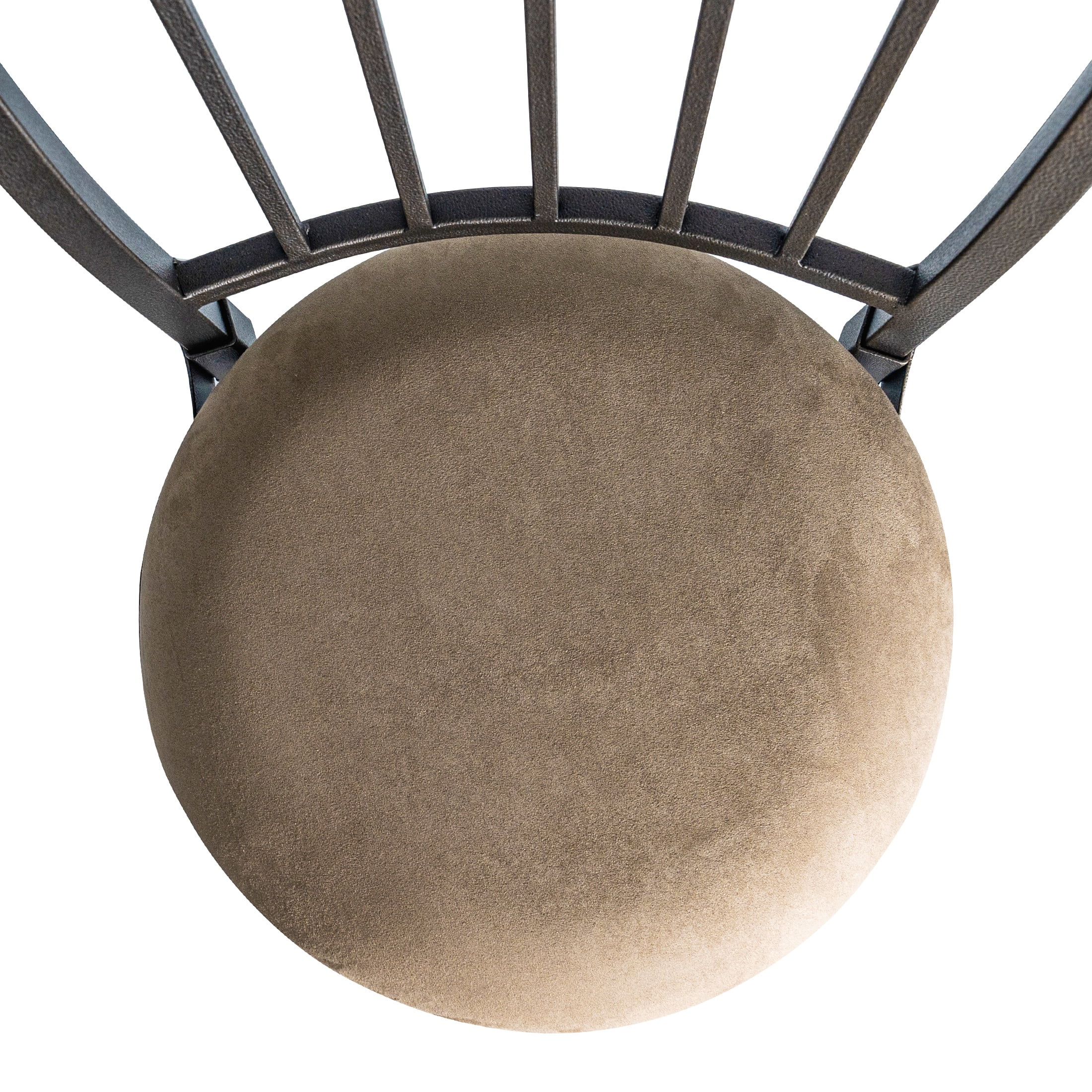 Azalea Park Metal Swivel and Adjustable Height Bar Stools, Tan