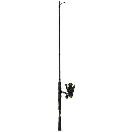 Lew's Reactor Spinning Reel and IM8 Graphite Fishing Rod Combo, 7-Foot 1-Piece Rod, Size 30 Reel