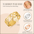 thumbnail image 2 of 10k Rose Gold Openwork Band Ring (Size 8.25), 2 of 5