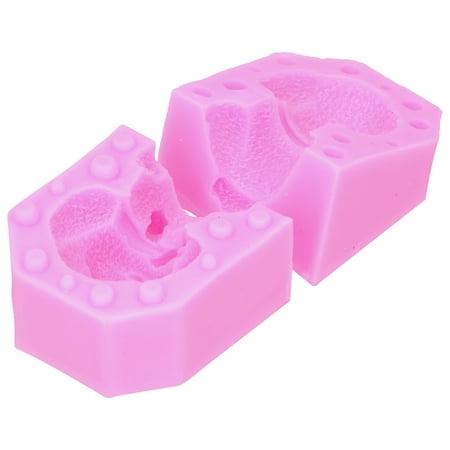 

2Pcs DIY Silicone Mold Cute Dog Cake Chocolate Hand‑Made Soap Fondant Aromatherapy Plaster