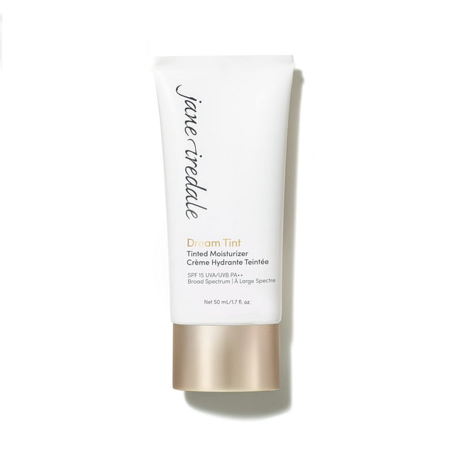 Crema hidratante Jane iredale Dream Tint con color bronce cálido, 50 ml
